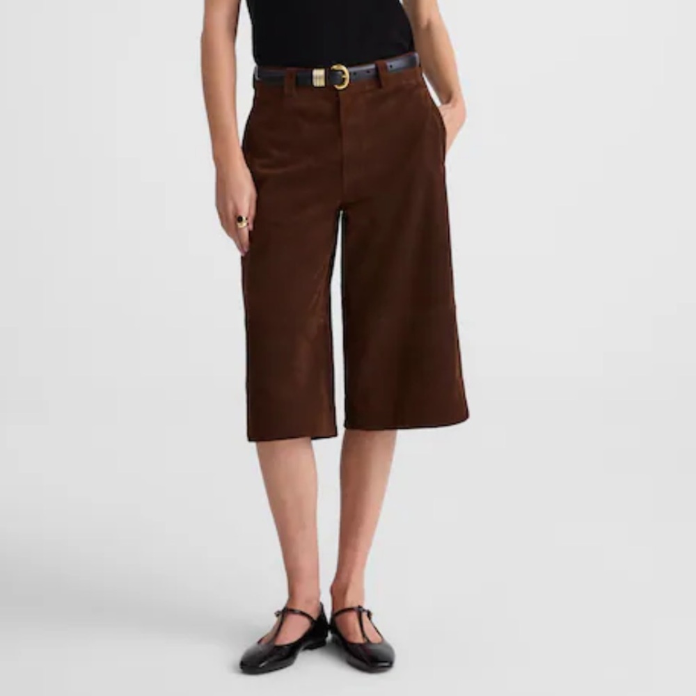 Madewell Suede Culottes. NWT! Size 25